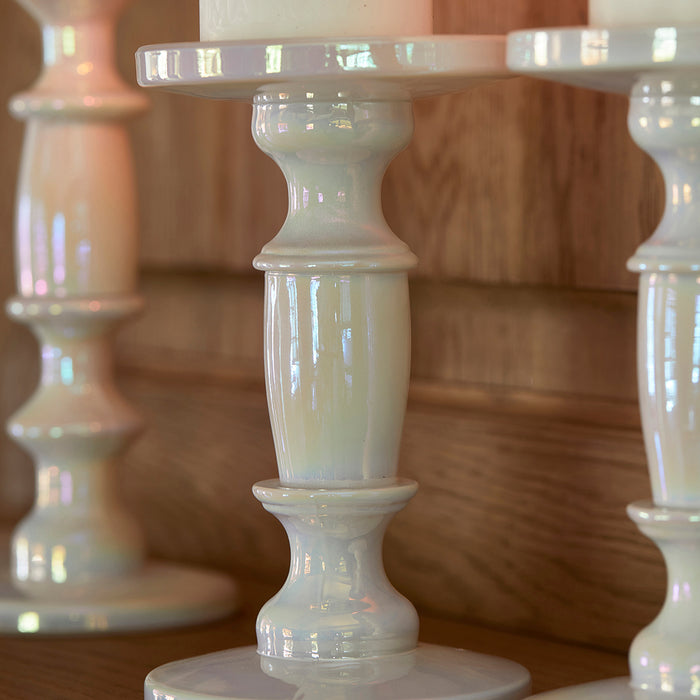 Riviera Maison Kaarsenhouder wit, Kandelaar - RM Brighton L