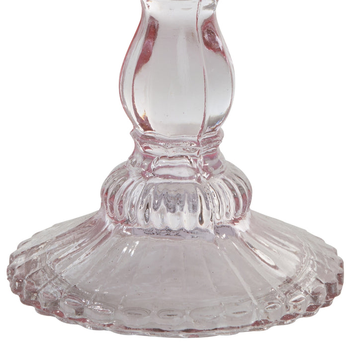 Light & Living Kandelaar Aguma M - Roze - Glas - 11x18x11cm (BxHxD)