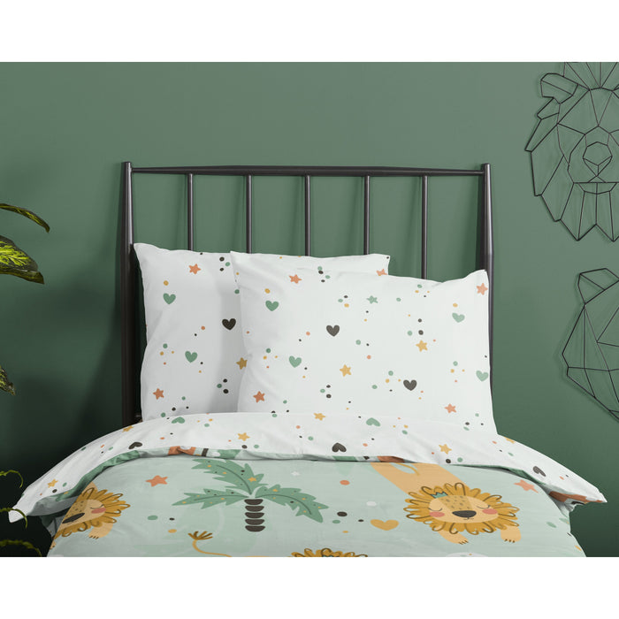 Good Morning Peuter Dekbedovertrek Leeuwtjes-Junior (120 x 150 cm)