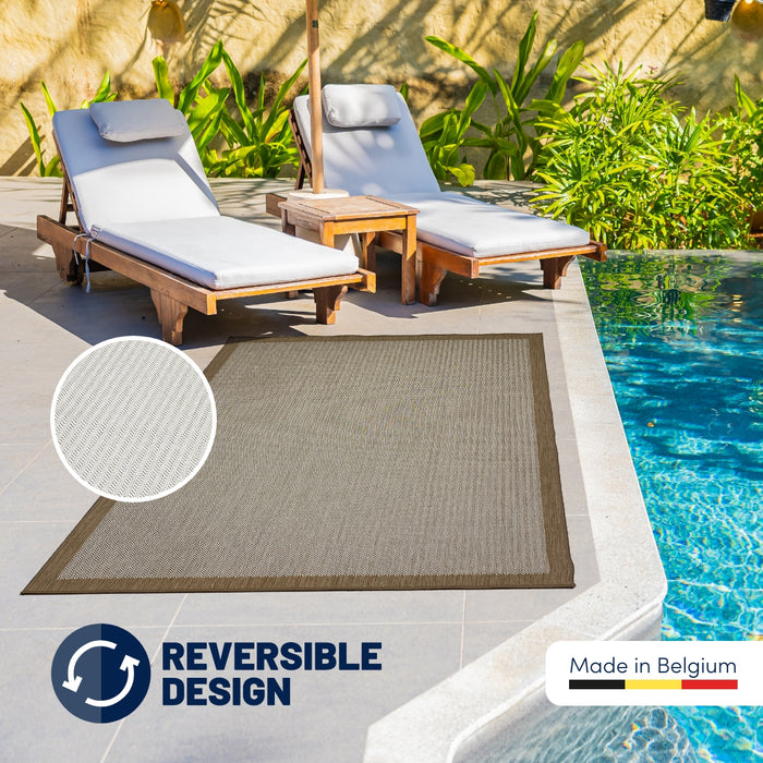 Studio M HARMONY Dubbelzijdig Buitenkleed - 190x280 cm - Beige|Bruin