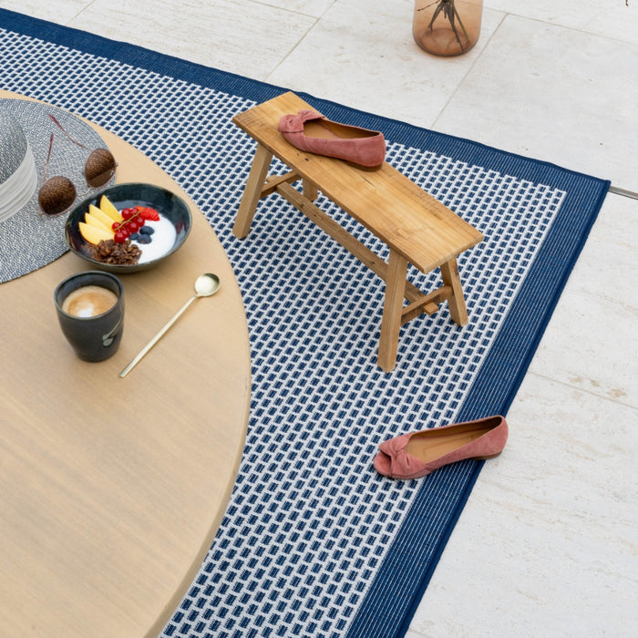 Studio M LUXURY Dubbelzijdig Buitenkleed - 160x220 cm - Donkerblauw