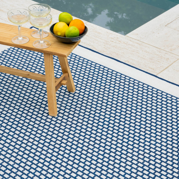 Studio M LUXURY Dubbelzijdig Buitenkleed - 160x220 cm - Donkerblauw