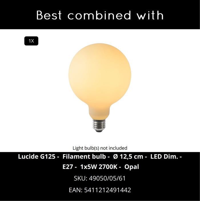 Lucide Premium AKRON Hanglamp - Mat Goud | Messing