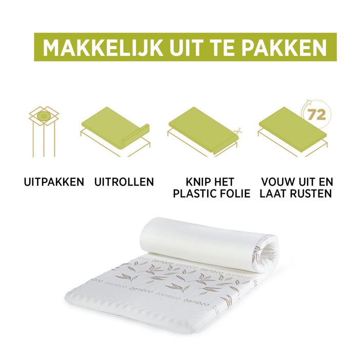 Vitapur - Topper Bamboe Relax - 160x200