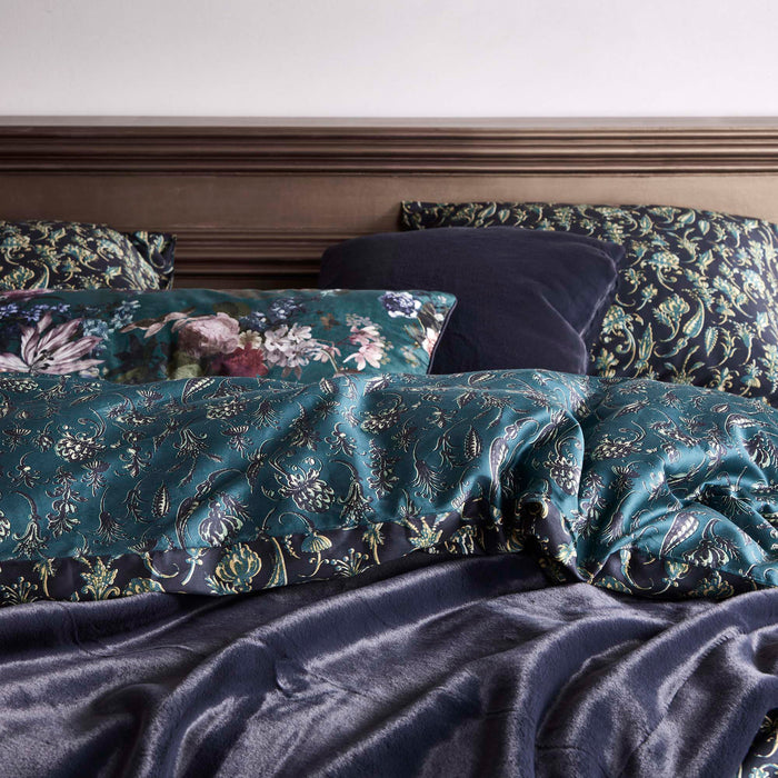 Essenza Issadore Dekbedovertrek - 240 x 220 cm - Darkest blue