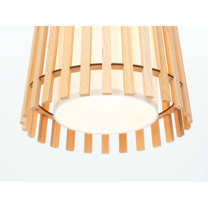 EGLO Fattoria Hanglamp - E27 - Ø 20 cm - Zwart|Bruin|Wit