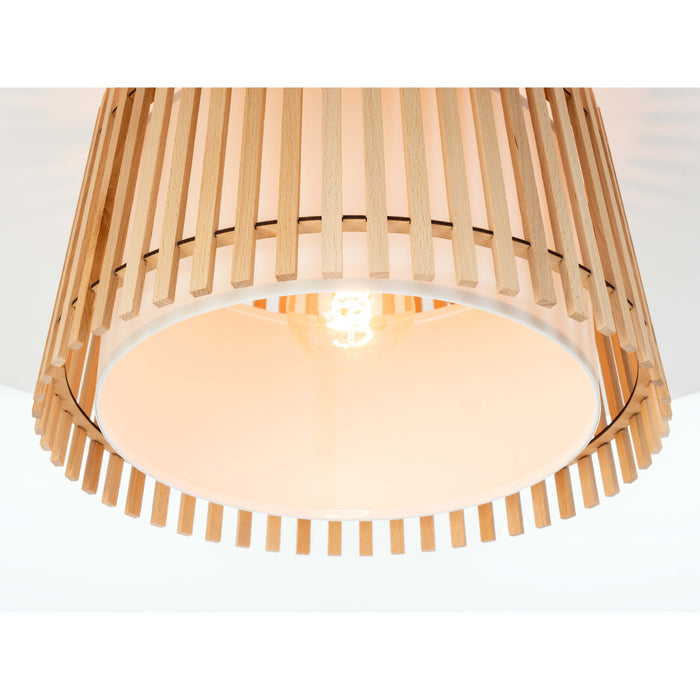 EGLO Fattoria Plafondlamp - E27 - Ø 38 cm - Zwart|Bruin|Wit