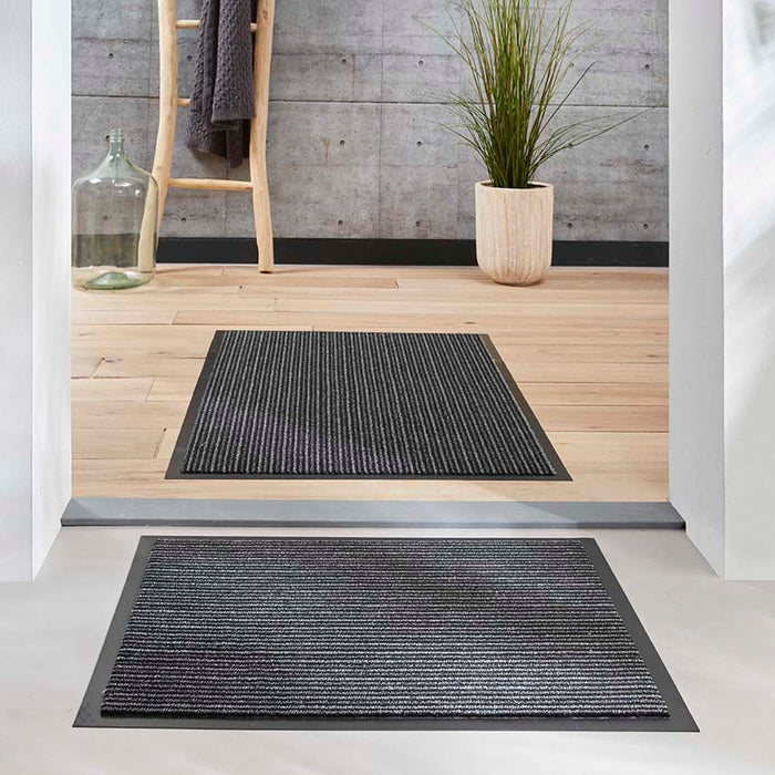 MD Entree - Deurmat - Maxi Dry Stripe - Antraciet - 40 x 60 cm