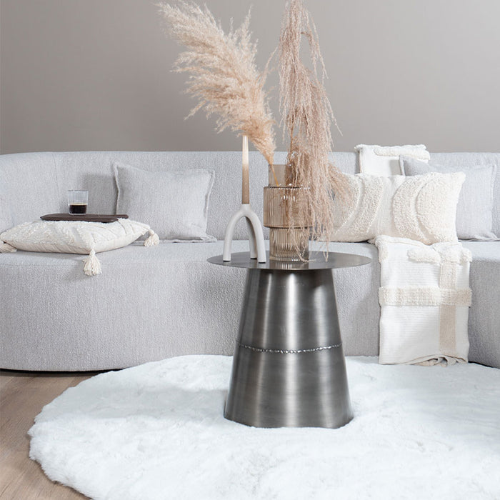 Veer Carpets - Vloerkleed Morbido Beige 2212 - Rond ø200 cm