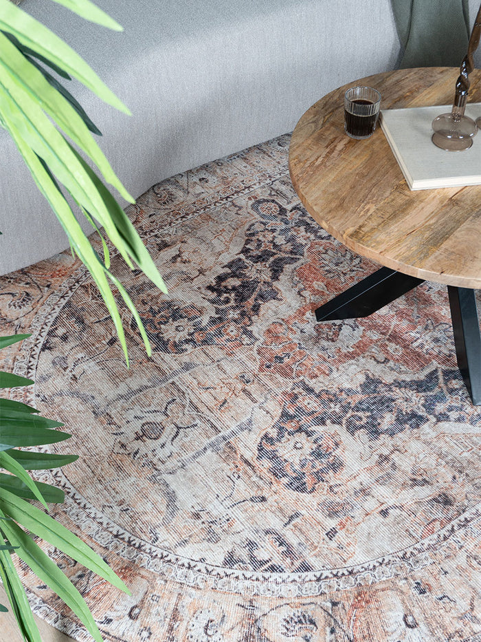 Veer Carpets - Vloerkleed Mahal Beige 00 - Ovaal 200 x 290 cm