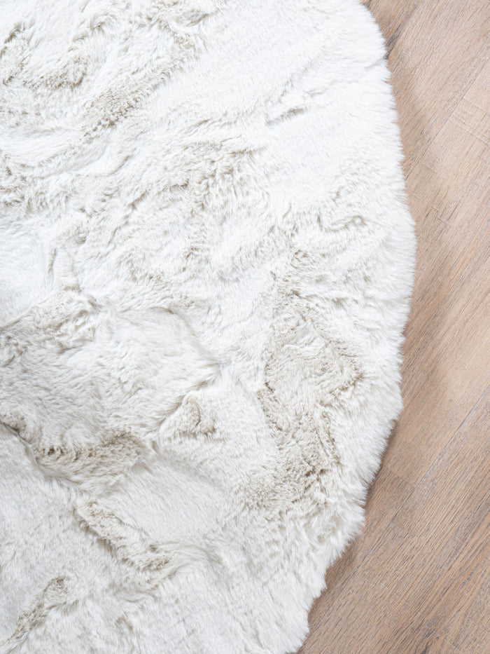 Veer Carpets - Vloerkleed Morbido Beige 2212 - Rond ø160 cm