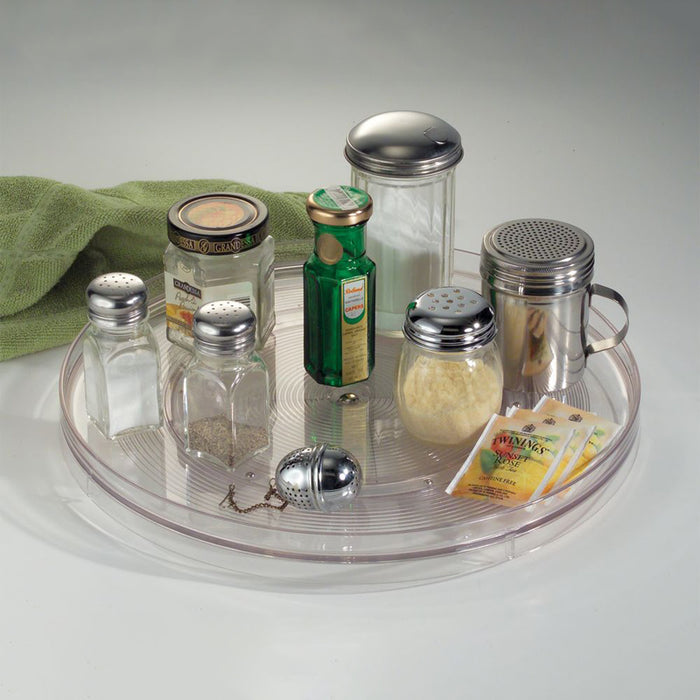 Lazy Susan Draaiplateau, 28.7 cm, Kunststof, Transparant - iDesign | L