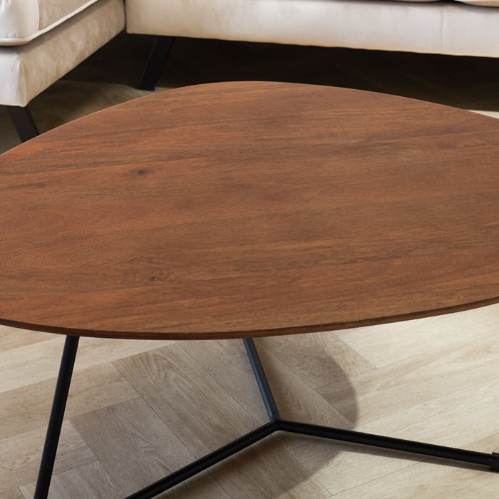 Dimehouse Organische salontafel Zoë walnoot groot