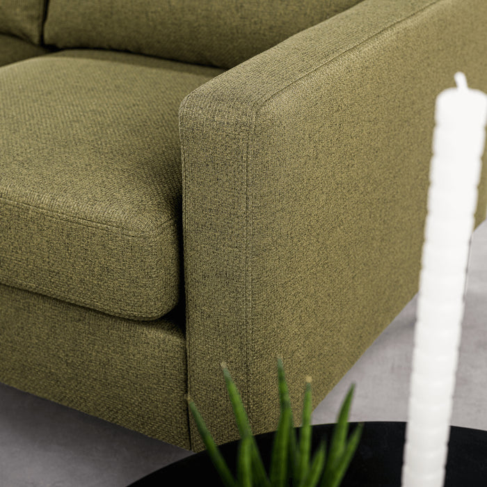 Vurna - Sandra 3-zitsbank stof links|rechts groen