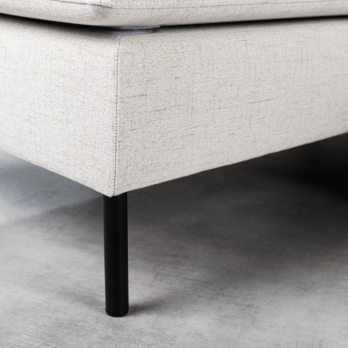 Vurna - Saralien 3-zitsbank stof links|rechts naturel