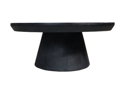 HSM - HSM Collection-Ronde Salontafel Drum-75x75x32-Zwart-Mango