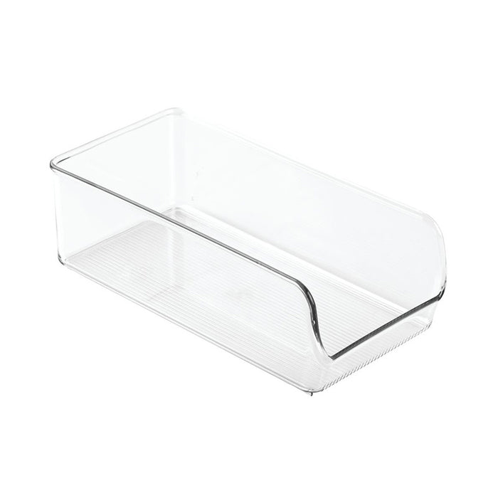Open Opbergbox, 13 x 28.2 x 8.9 cm, Kunststof, Transparant - iDesign |