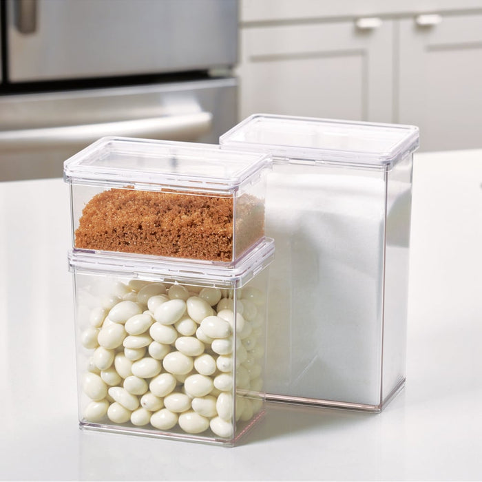 Voorraadbus met Deksel, 10.2 x 15.2 x 22.9 cm, 2.5 L, Kunststof - iDes