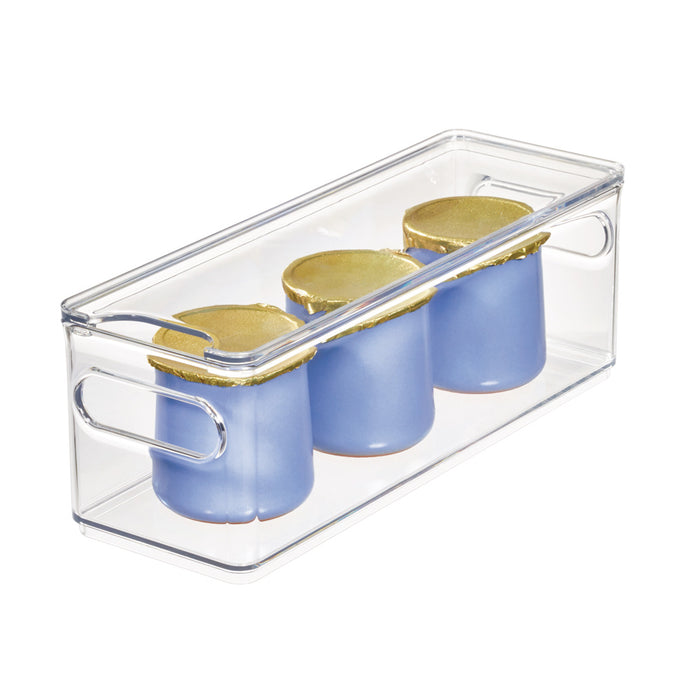 iDesign - Koelkast Organizer met Deksel, 15.1 x 15.2 x 10.7 cm, Kunsts