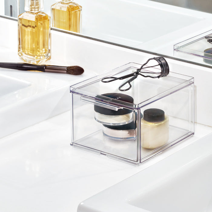 iDesign - Opberglade, 17.8 x 26.7 x 10.8 cm, Kunststof, Transparant -