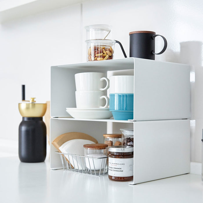 Yamazaki Stapelbaar Keukenrekje - Tower - Zwart