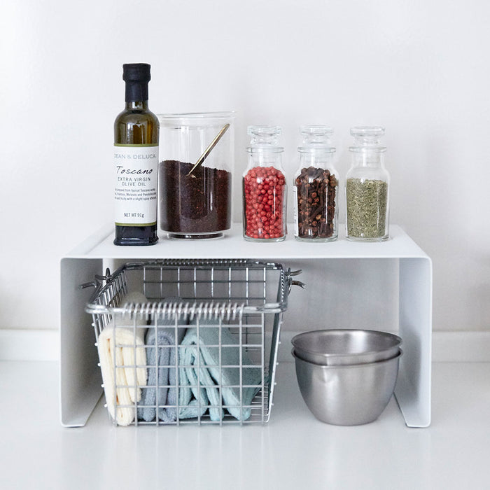 Yamazaki Stapelbaar Keukenrekje - Tower - Zwart