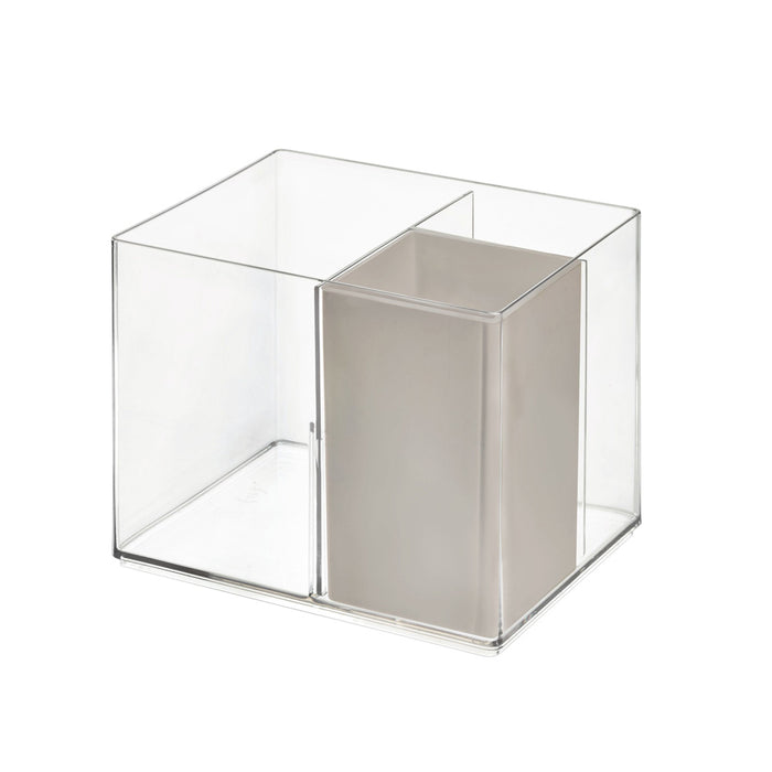 iDesign - Haarverzorging Organiser, 18 x 13.5 x 13 cm, Kunststof, Tran