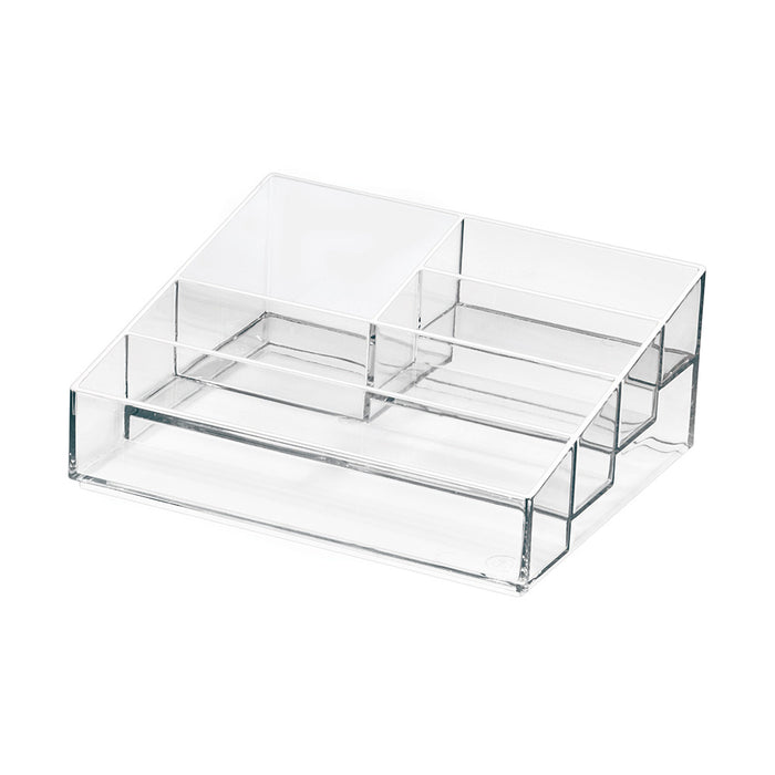 Nagellak Organizer met 5 Vakken, 20.3 x 16.5 x 8.3 cm, Transparant - i