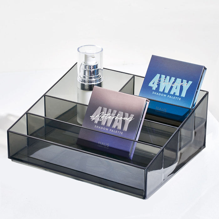 Nagellak Organizer met 5 Vakken, 20.3 x 16.5 x 8.3 cm, Smoke - iDesign