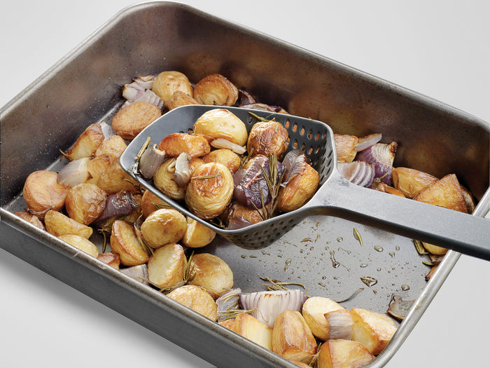 Vergiet lepel "Scoop", zwart - Joseph Joseph