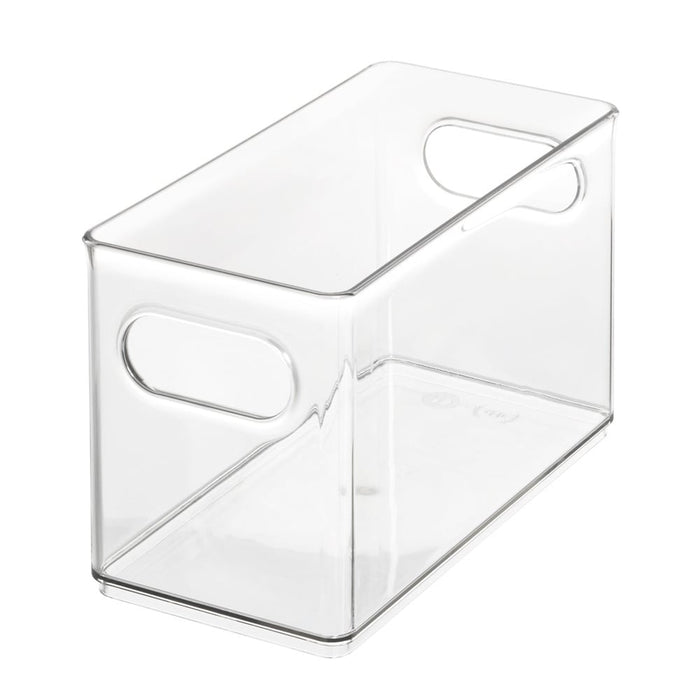 Opbergbox met Handvaten, 25.4 x 25.4 x 15.2 cm, Kunststof, Transparant