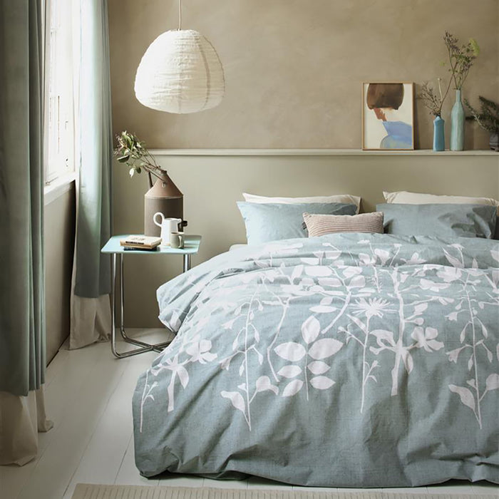 Ariadne at Home Plant Dekbedovertrek 240 x 200/220 cm - Blauw