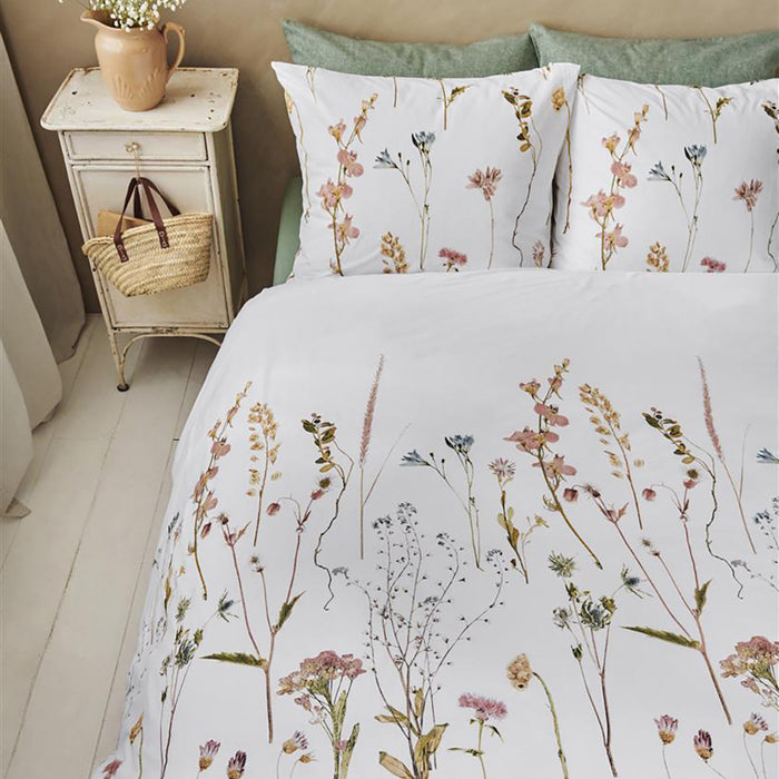 Ariadne at Home Rustic Dekbedovertrek 200 x 200/220 cm - Wit