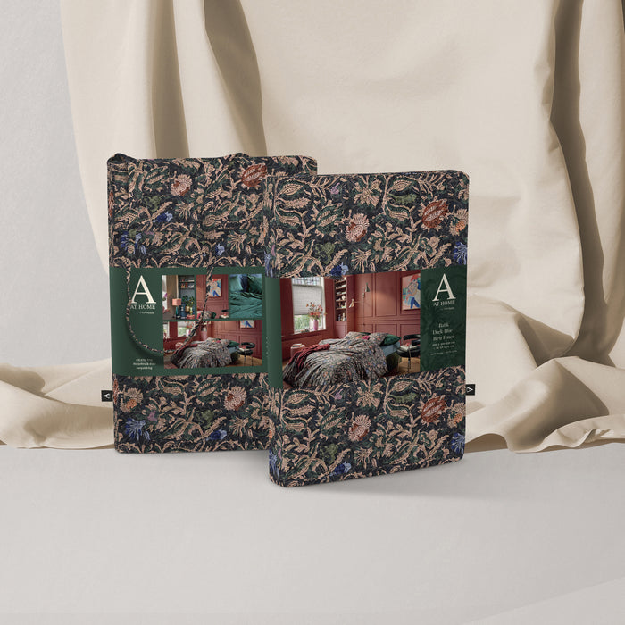 At Home by Beddinghouse Pencil Rain Dekbedovertrek 240 x 200/220 cm - Oker