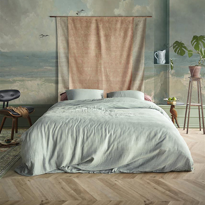 At Home by Beddinghouse Optimism Dekbedovertrek 140 x 200/220 cm - Blauw Grijs