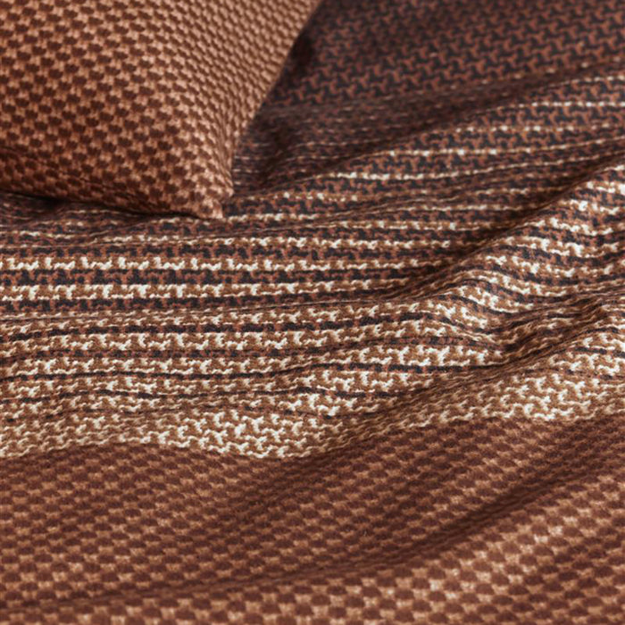 Beddinghouse Demi Dekbedovertrek 140 x 200/220 cm - Terra