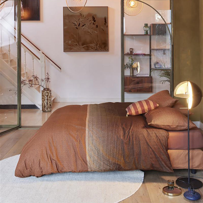 Beddinghouse Demi Dekbedovertrek 200 x 200/220 cm - Terra