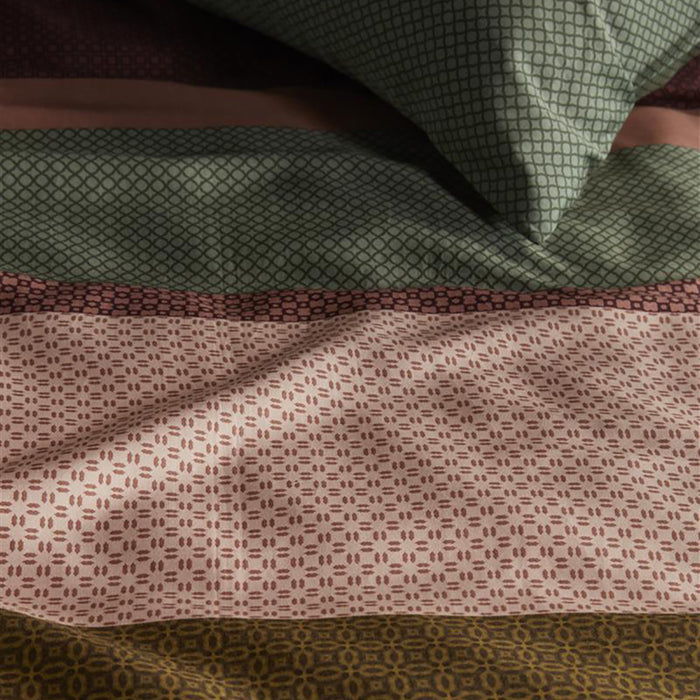 Beddinghouse Ines Dekbedovertrek 140 x 200/220 cm - Groen