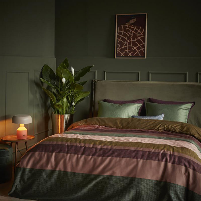 Beddinghouse Ines Dekbedovertrek 140 x 200/220 cm - Groen