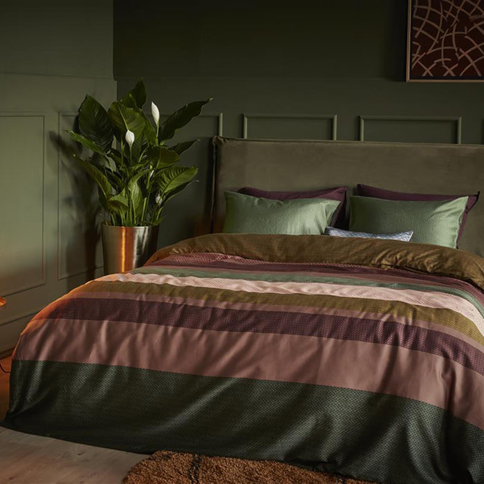 Beddinghouse Ines Dekbedovertrek 240 x 200/220 cm - Groen