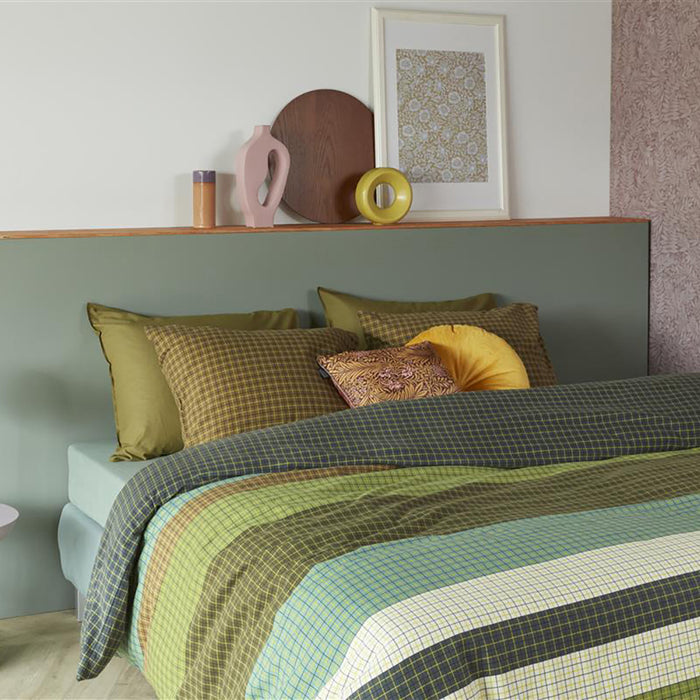Beddinghouse Juno Dekbedovertrek 240 x 200/220 cm - Groen