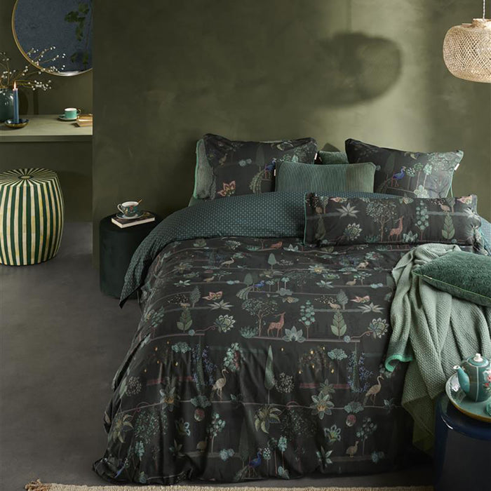 Pip Studio Alberi Dekbedovertrek 140 x 200/220 cm - Donker Groen