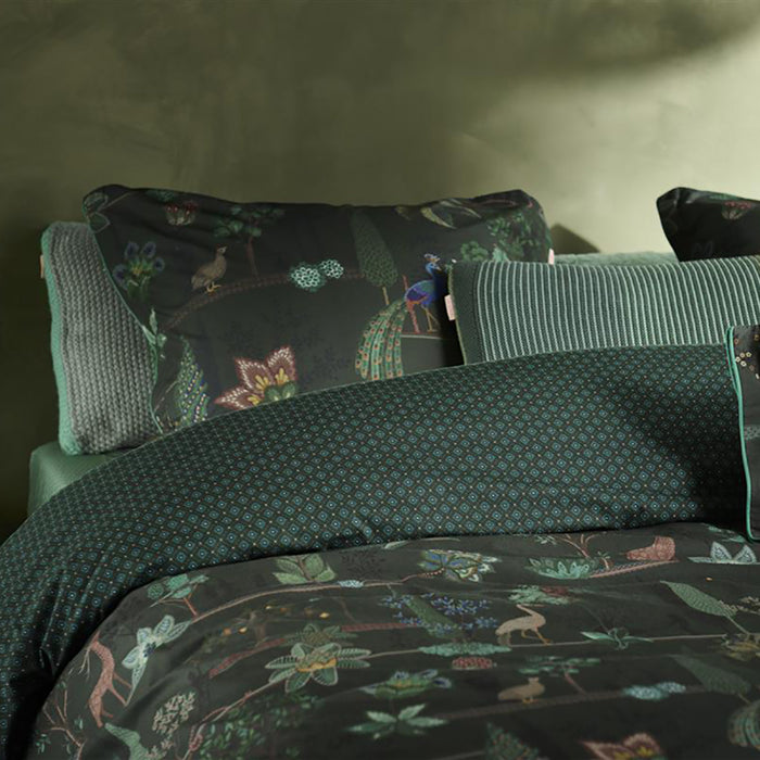 Pip Studio Alberi Dekbedovertrek 200 x 200/220 cm - Donker Groen