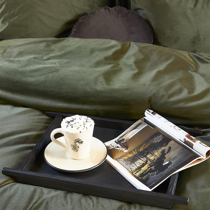 Rivièra Maison Estate Dekbedovertrek 240 x 200/220 cm - Olijfgroen