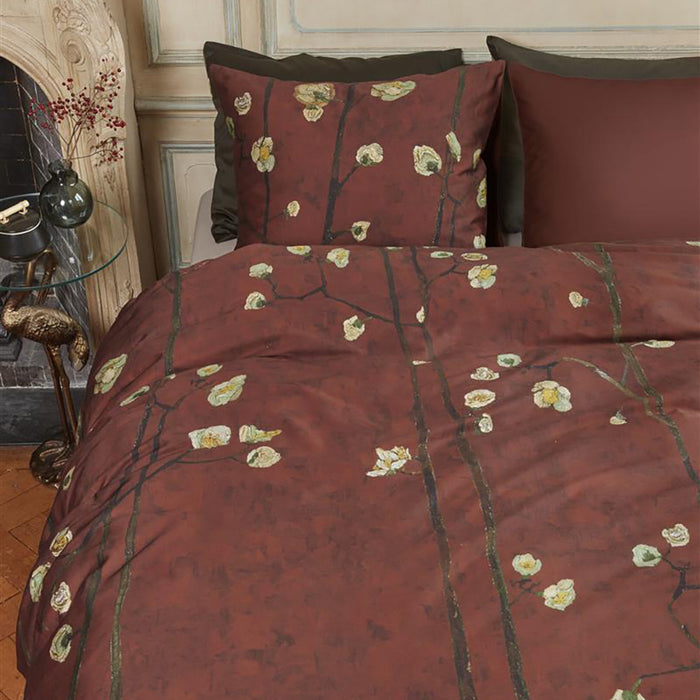 Beddinghouse x Van Gogh Plum Blossoms Dekbedovertrek 140 x 200|220 cm - Rood