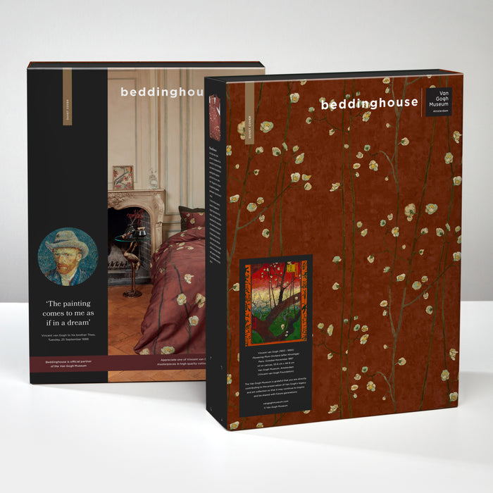 Beddinghouse x Van Gogh Plum Blossoms Dekbedovertrek 140 x 200|220 cm - Rood