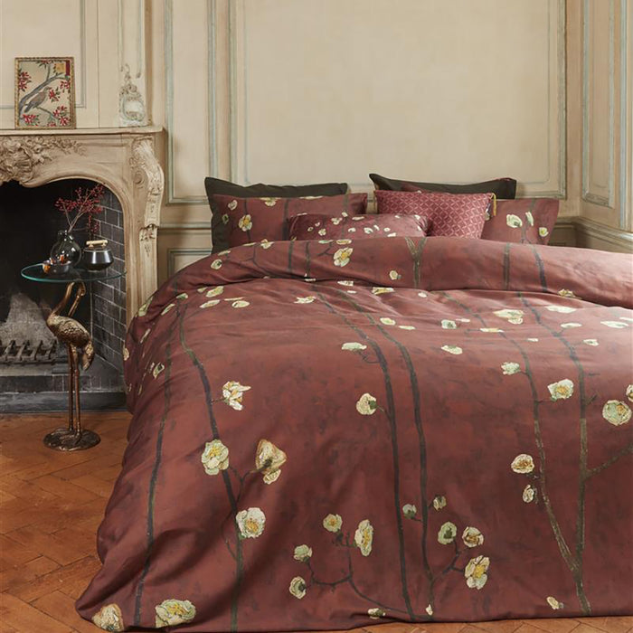 Beddinghouse x Van Gogh Plum Blossoms Dekbedovertrek 200 x 200|220 cm - Rood