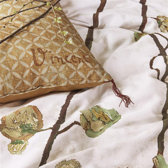 Beddinghouse x Van Gogh Plum Blossoms Dekbedovertrek 240 x 200|220 cm - Zand