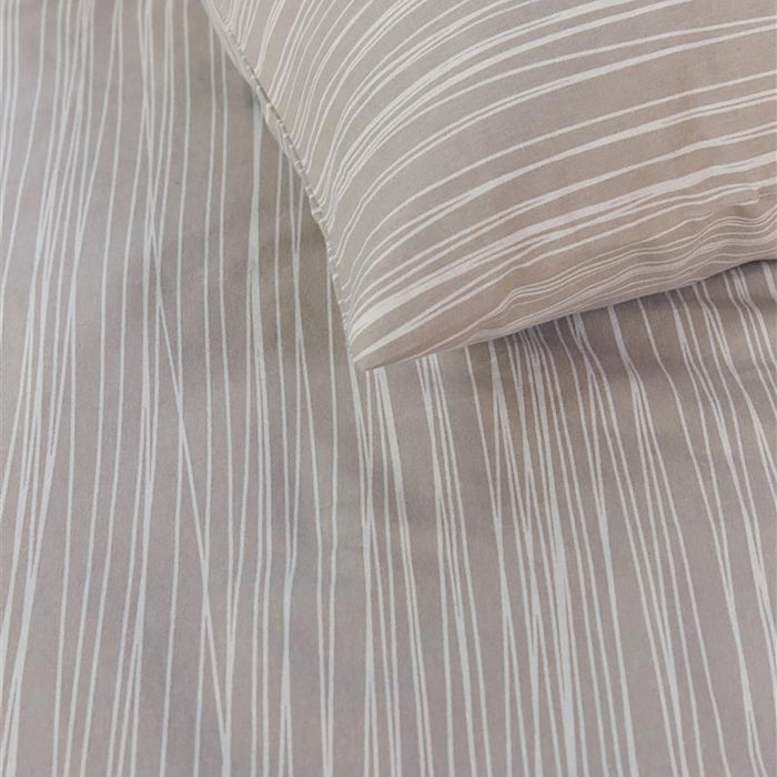 vtwonen Drips Dekbedovertrek 200 x 200/220 cm - Naturel