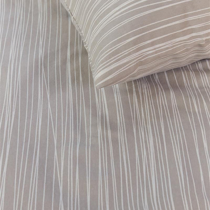 vtwonen Drips Dekbedovertrek 240 x 200/220 cm - Naturel